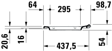 Сиденье для унитаза Duravit Viu 0021190000