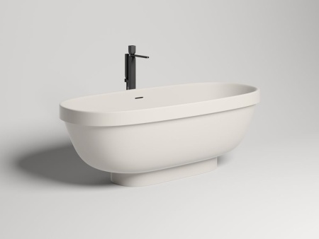 Ванна отдельностоящая Salini GRECA 180x80 покраска по RAL полностью, S-Stone, матовый 103121MF