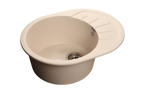 Кухонная мойка GranFest RONDO R-580L белый