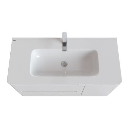 Тумба с раковиной IDDIS Edifice 100 подвесная белая EDI10W1i95K