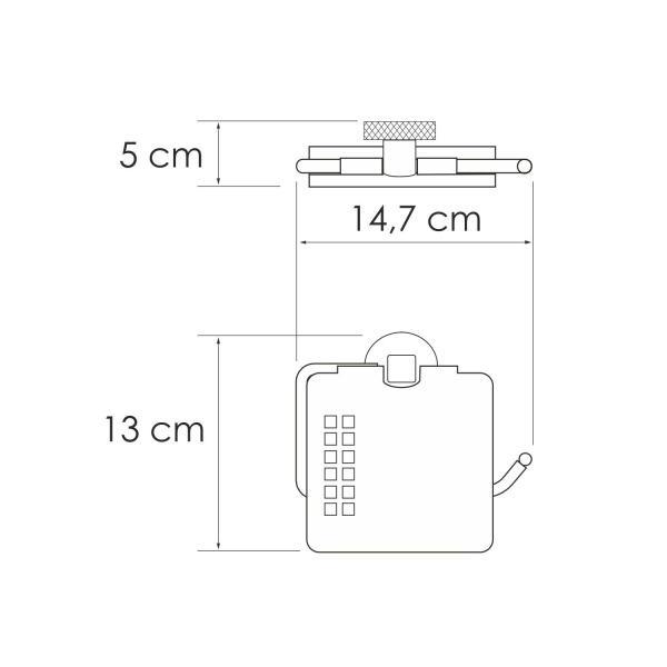 Держатель туалетной бумаги WasserKRAFT Tauber K-64425