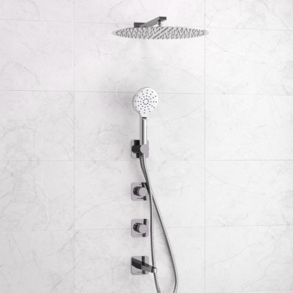 A4651.294.295.090.117.271.087.127 Встраиваемый комплект для ванны WasserKRAFT с верхней душевой насадкой, лейкой