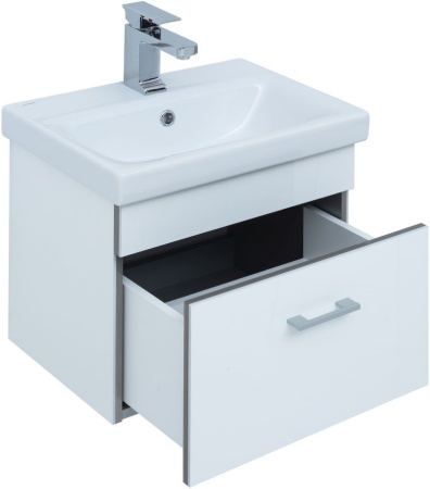 Тумба под раковину Aquanet Верона 50 (Moduo Slim) белый