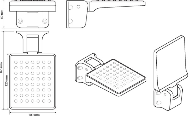 Ножная опора Bemeta Hotel 203125084