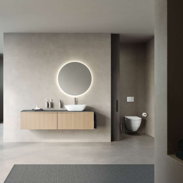 Laufen INEO SUNRISE Клавиша смыва, цвет: хром матовый 9.0011.2.007.000.1