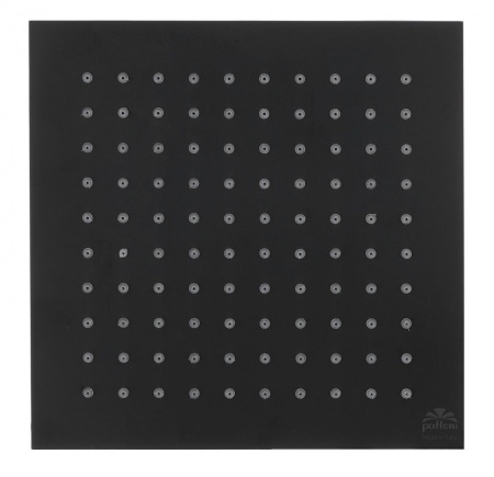 Верхний душ Paffoni SYNCRO ZSOF075NO 200x200 черный матовый