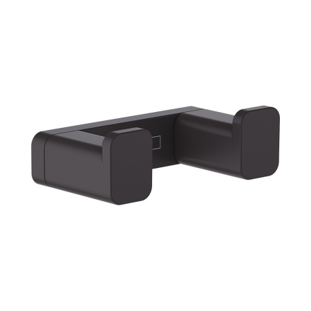 Hansgrohe AddStoris Двойной крючок для полотенец черный матовый 41755670