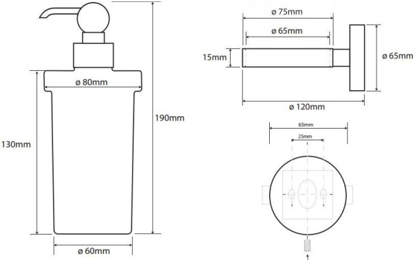 Дозатор для жидкого мыла Bemeta Retro 144109017