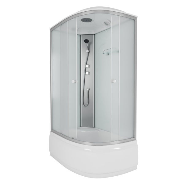 Душевая кабина Niagara Eco E120/80/40L/MT (120х80х215) высокий поддон(40см),стекло матовое,