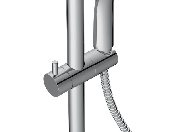 Душевая система Cersanit BRASKO, смеситель термостатический, 3 режима шланг 150 металл, 63066