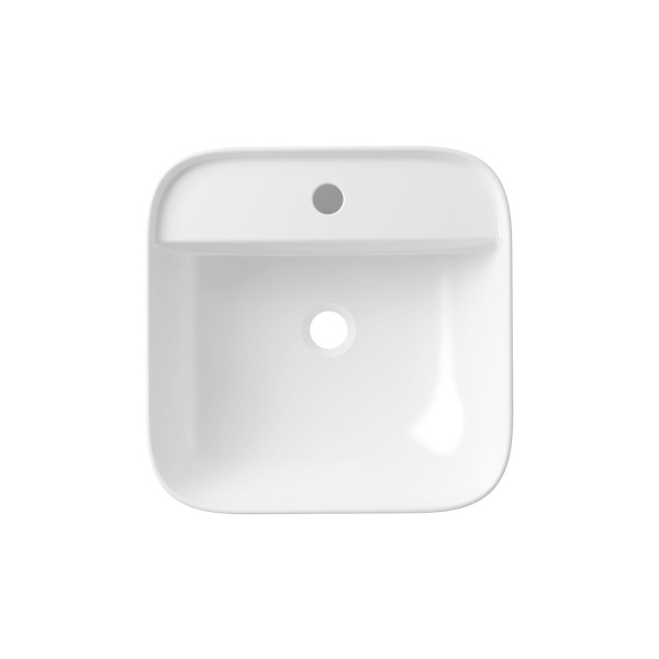 Комплект 3 в 1 Lavinia Boho Bathroom Sink 21520313: накладная фарфоровая раковина 42 см, металлический сифон, донный клапан