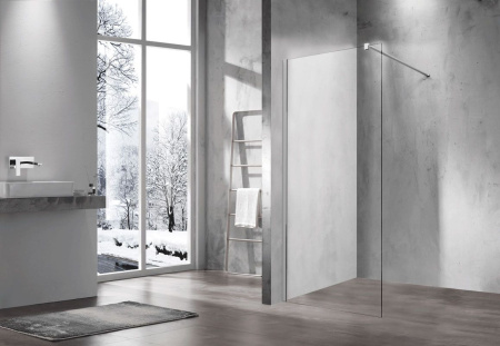 Душевая перегородка Vincea Walk-In VSW-1H120CL,1200*2000, хром, стекло прозрачное