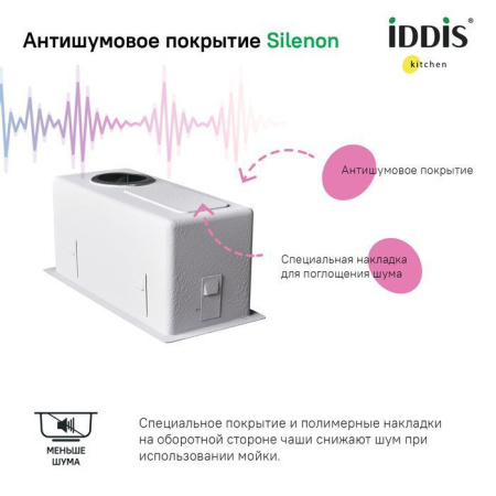 Мойка IDDIS 210х440 Edifice EDI21G0i77