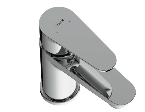 Смеситель для раковины Cersanit CERSANIA однорычажный сливной гарн., 63030