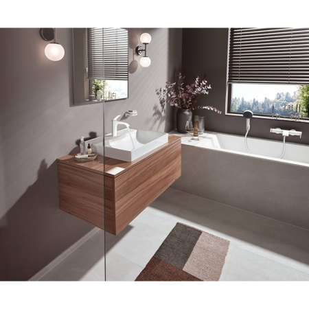 Hansgrohe Vivenis Смеситель для ванны белый матовый 75420700