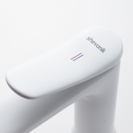 Смеситель для раковины Shevanik S4701C, белый