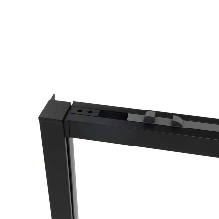Душевая дверь Vincea Slim Soft VDS-1SS100CLB, 1000, черный, стекло прозрачное