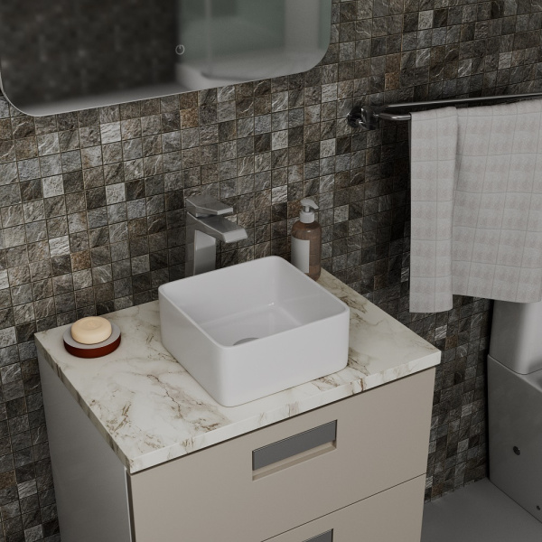 Раковина чаша D&K Berlin DT1431116, белый