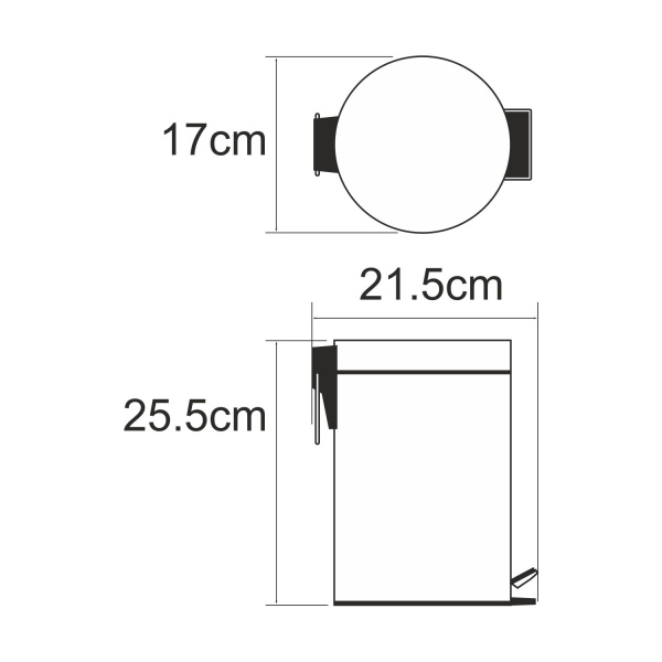 Ведро WasserKRAFT K-633B
