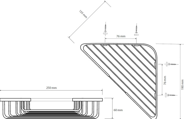 Мыльница для ванной Bemeta Cytro 146208342