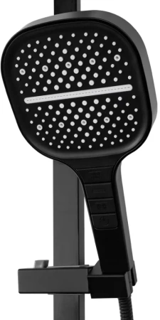 Душевая система Hansberge H5077 Черный матовый