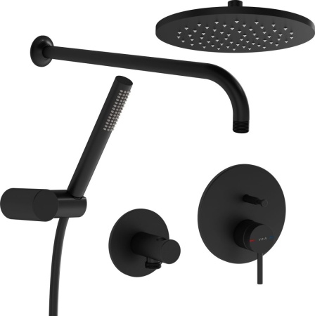 Душевой комплект VitrA Origin A4926636EXP с внутренней частью, матовый черный