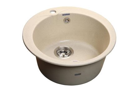 Кухонная мойка GranFest RONDO R-480 бежевый