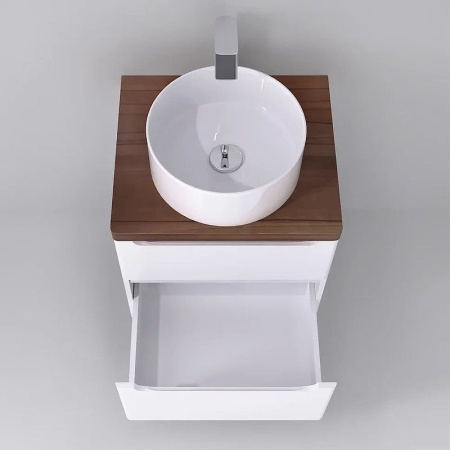 Тумба под раковину Jorno Wood 60 wood.01.60/P/W белый