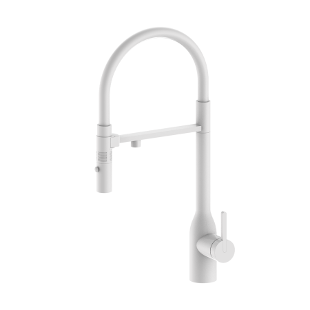 Смеситель для кухни MAGNETO ONE, белый матовый, Ma213188-WH, Paulmark