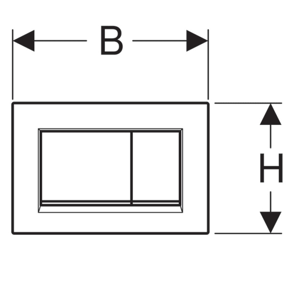 Смывная клавиша Geberit Sigma 30 115.883.11.1, белый