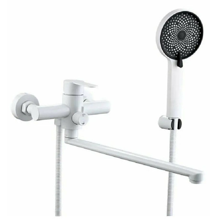 Смеситель для ванны Fmark FS8225W, белый