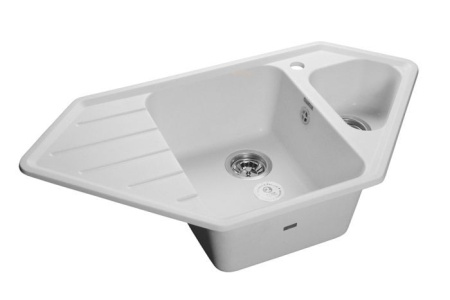 Кухонная мойка GranFest CORNER C-950E иней
