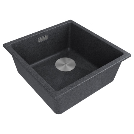 Мойка LUMI 45UNI-SKEW, IT-GRANIT, LU45SK-DG, графит, 455х440, Paulmark