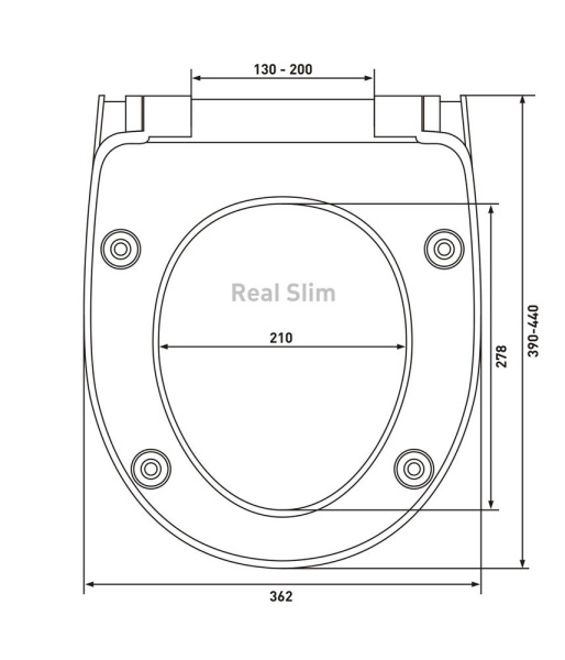 Сиденье BERGES Real slim SO