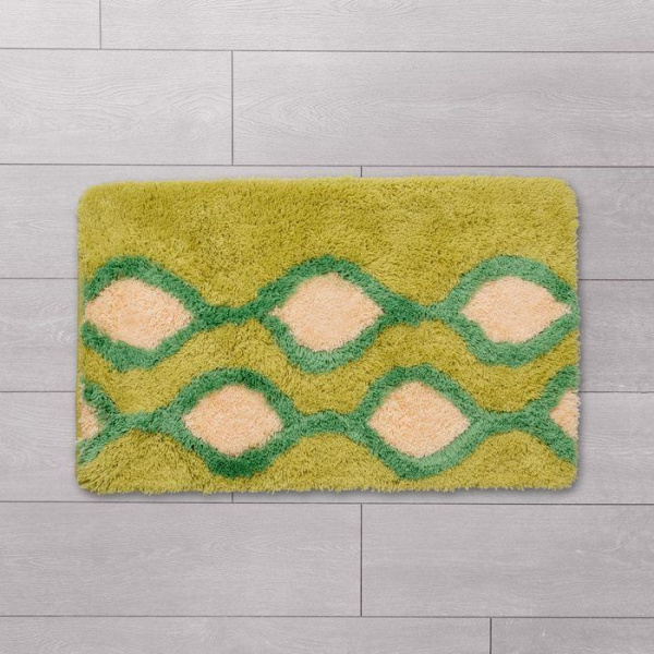 Коврик для ванной комнаты 50х80 IDDIS Curved Lines 402A580i12