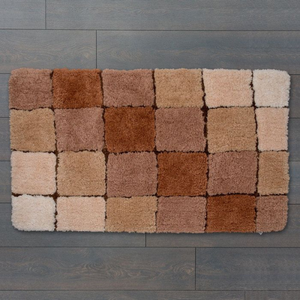 Коврик для ванной комнаты IDDIS Basic 70х120 см микрофибра B03M712i12