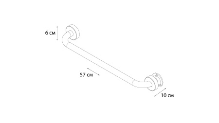 Поручень для ванны Fixsen Hotel FX-31017C 50 см