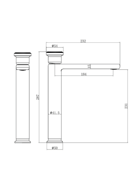 Смеситель для раковины ALTROBAGNO Рикко (Ricco) 010248 BG