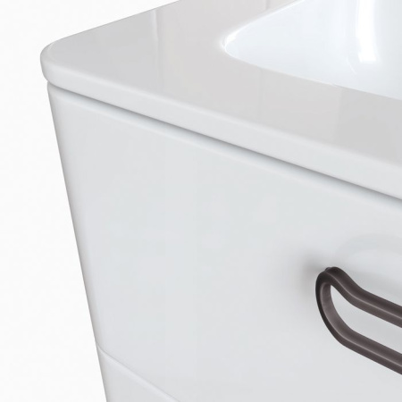 Тумба с раковиной IDDIS Brick 60 подвесная белая BRI60W0i95K