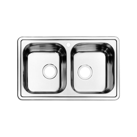 Мойка кухонная из нержавеющей стали IDDIS Strit STR78S2i77