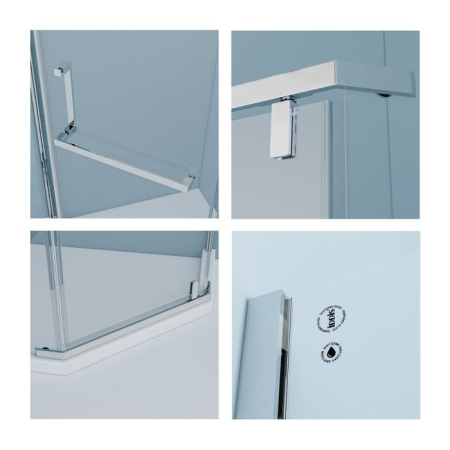 Душевое ограждение IDDIS Steel 100х100х195 STE8SS0i23