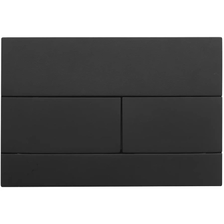 Кнопка смыва Veconi FLUSH V7, FLV7-B, 240х162х10, пластик, черный матовый