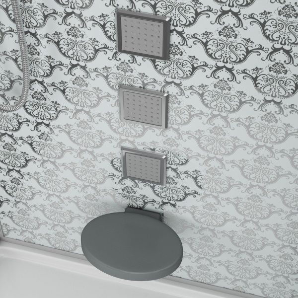 Душевая кабина Niagara Luxe NG-7714W 100x90x215, низкий поддон, стенки белые