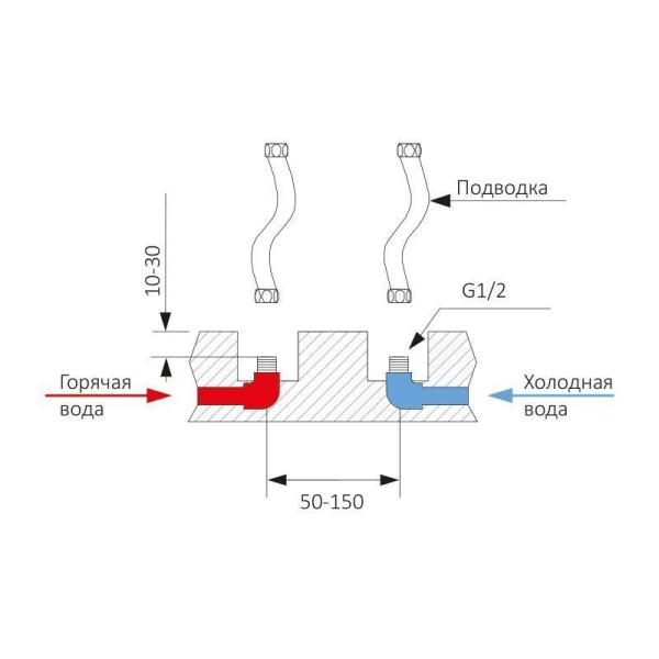 Смеситель напольный для ванны с душем Timo Nelson 1900/03Y-CR черный