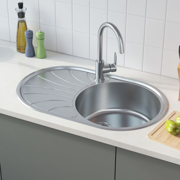 Мойка кухонная из нержавеющей стали IDDIS Suno SUN77SRi77