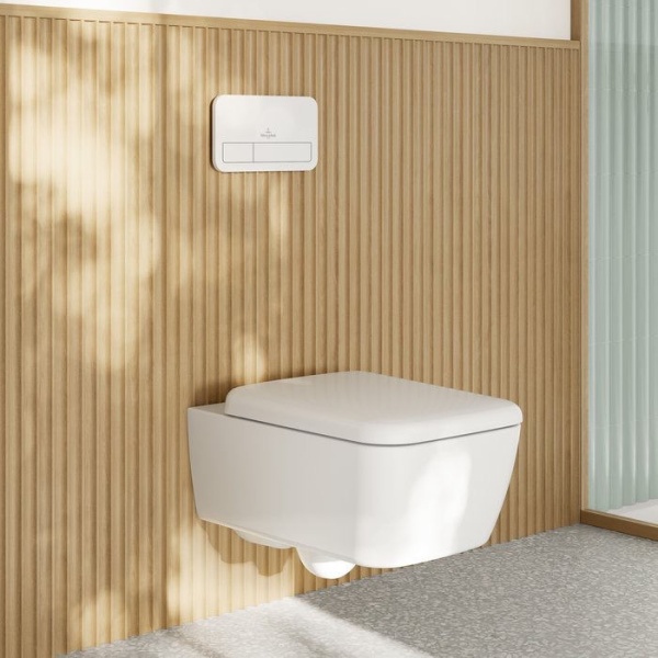 Унитаз Villeroy & Boch Skyla, подвесной, в комплекте, TwistFlush, 4682CL01