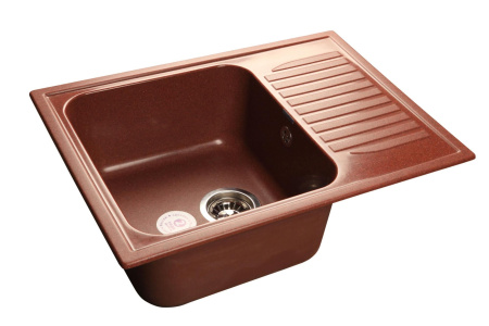 Кухонная мойка GranFest STANDART S-645L красный марс