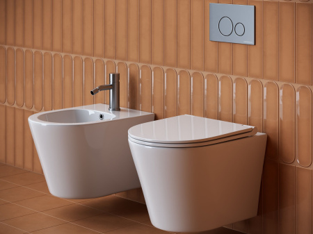 Подвесное биде Ceramicanova Forma, белый, CN3012
