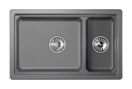Мойка для кухни Granula Kitchen Space 7304U алюминиум, 73х45,5 см, прямоугольная