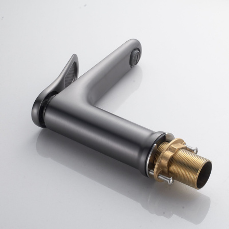 Смеситель для раковины Shevanik S4701T, оружейная сталь